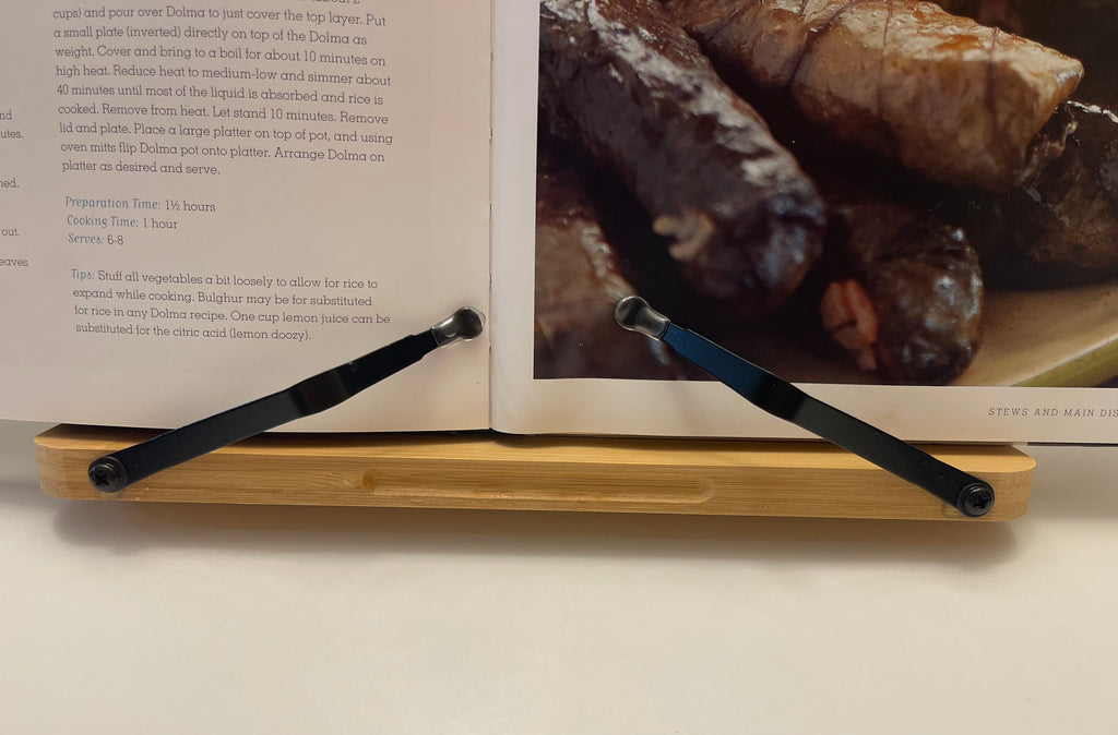 Bamboo Cookbook/Tablet Holder