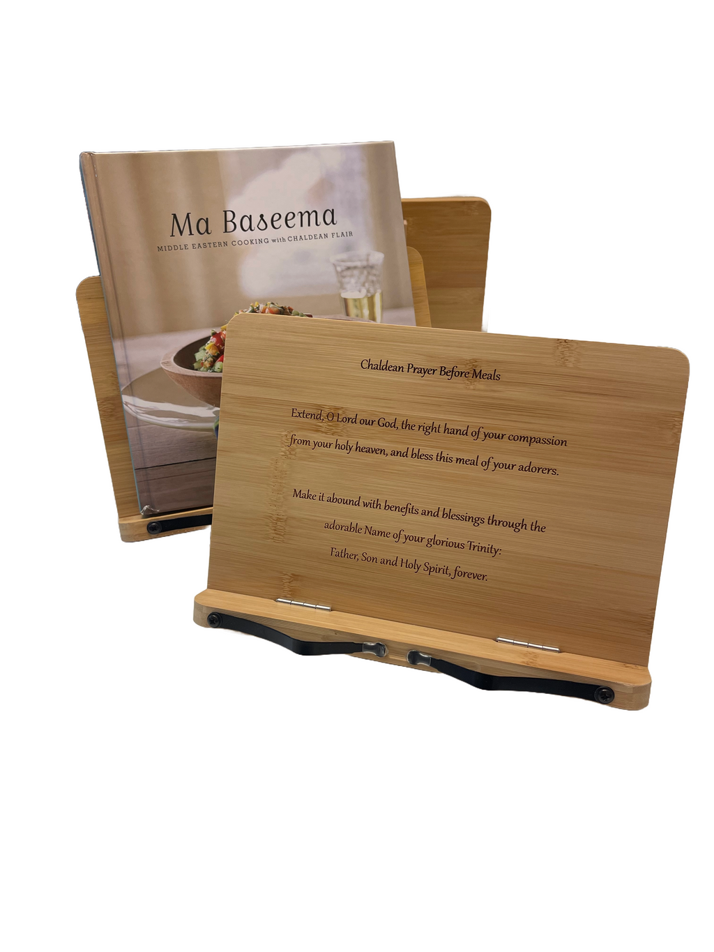 Bamboo Cookbook/Tablet Holder