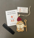 DIY Macrame Saint Nicholas Ornament