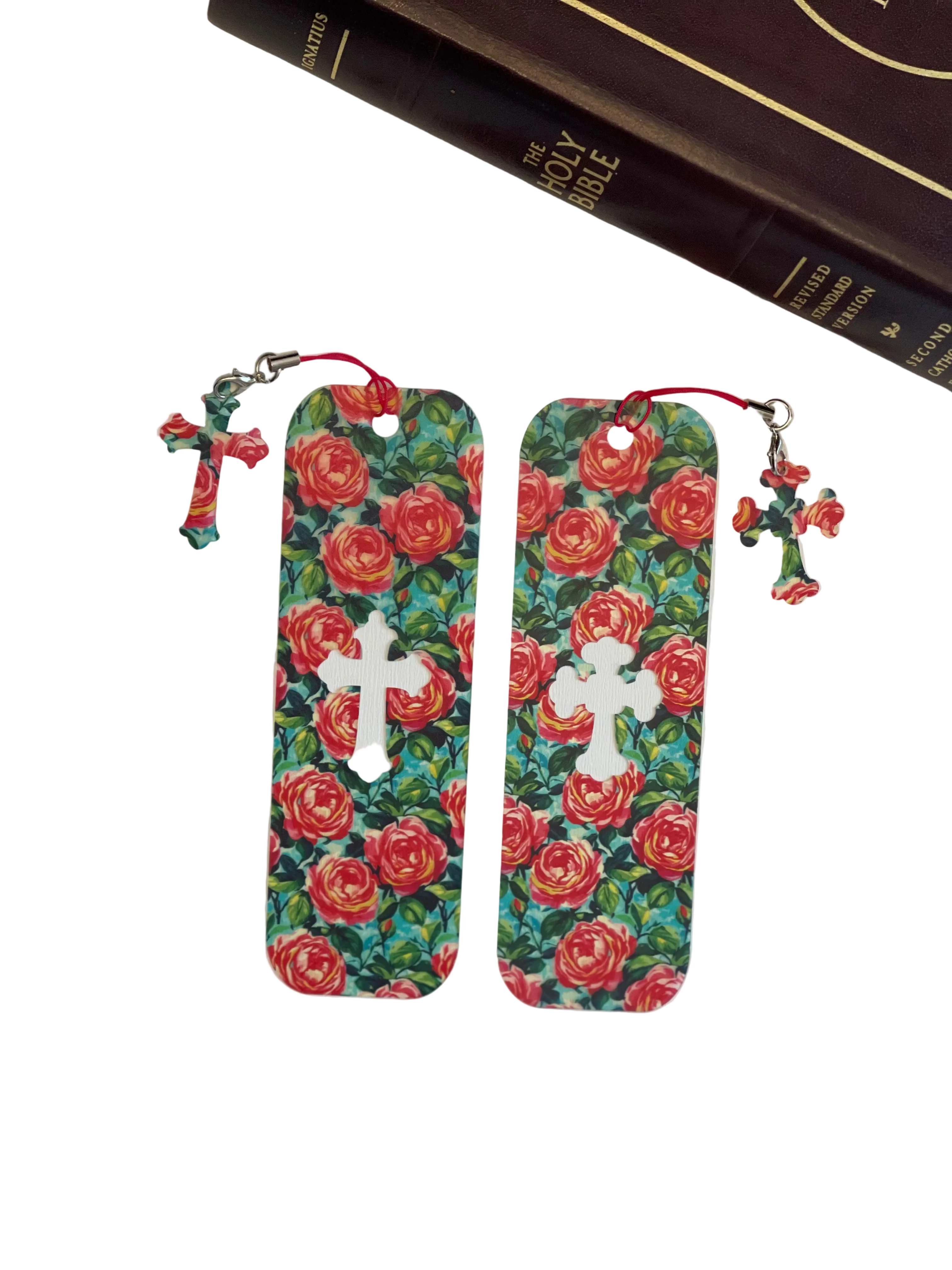 Flexible Bookmark - Transparent Roses