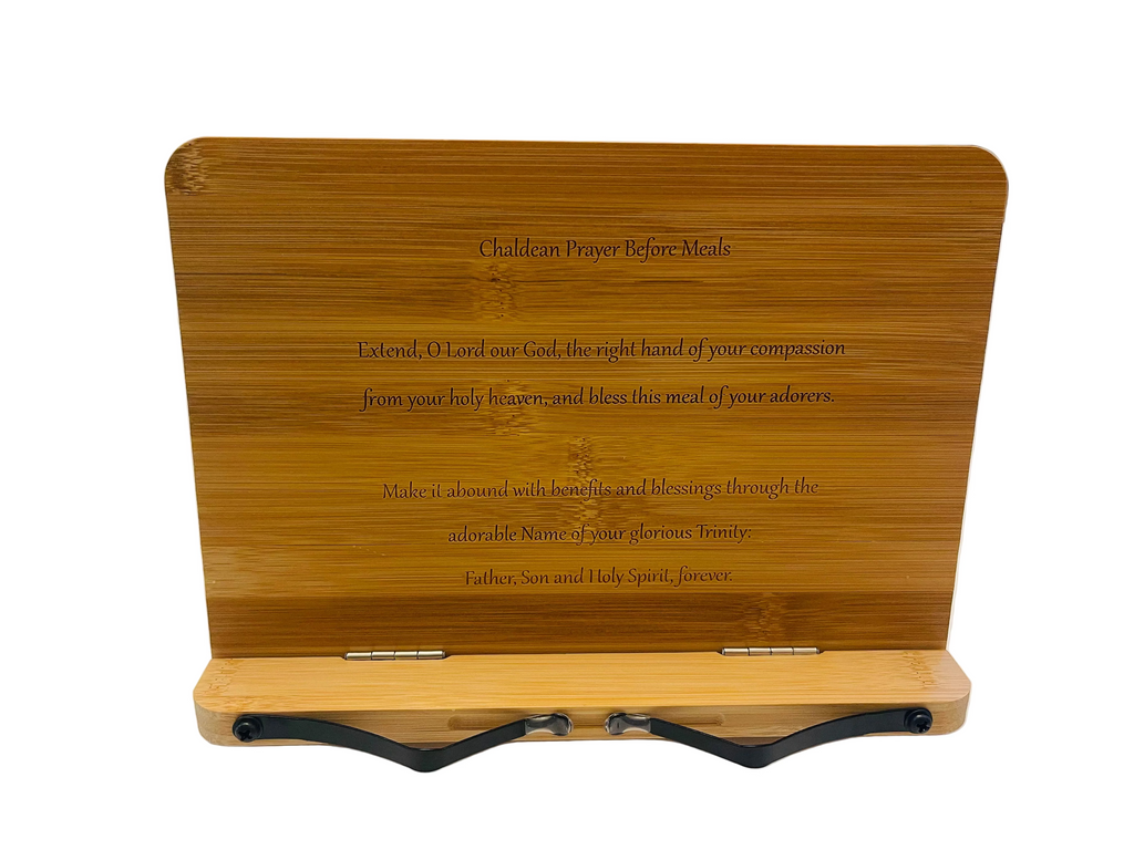Bamboo Cookbook/Tablet Holder