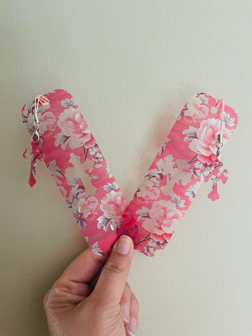 Flexible Bookmark - Rococo Pink Rose