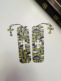 Flexible Bookmark - Assorted Fish on Green