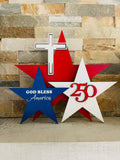 America 250 Stars Mantle Decor