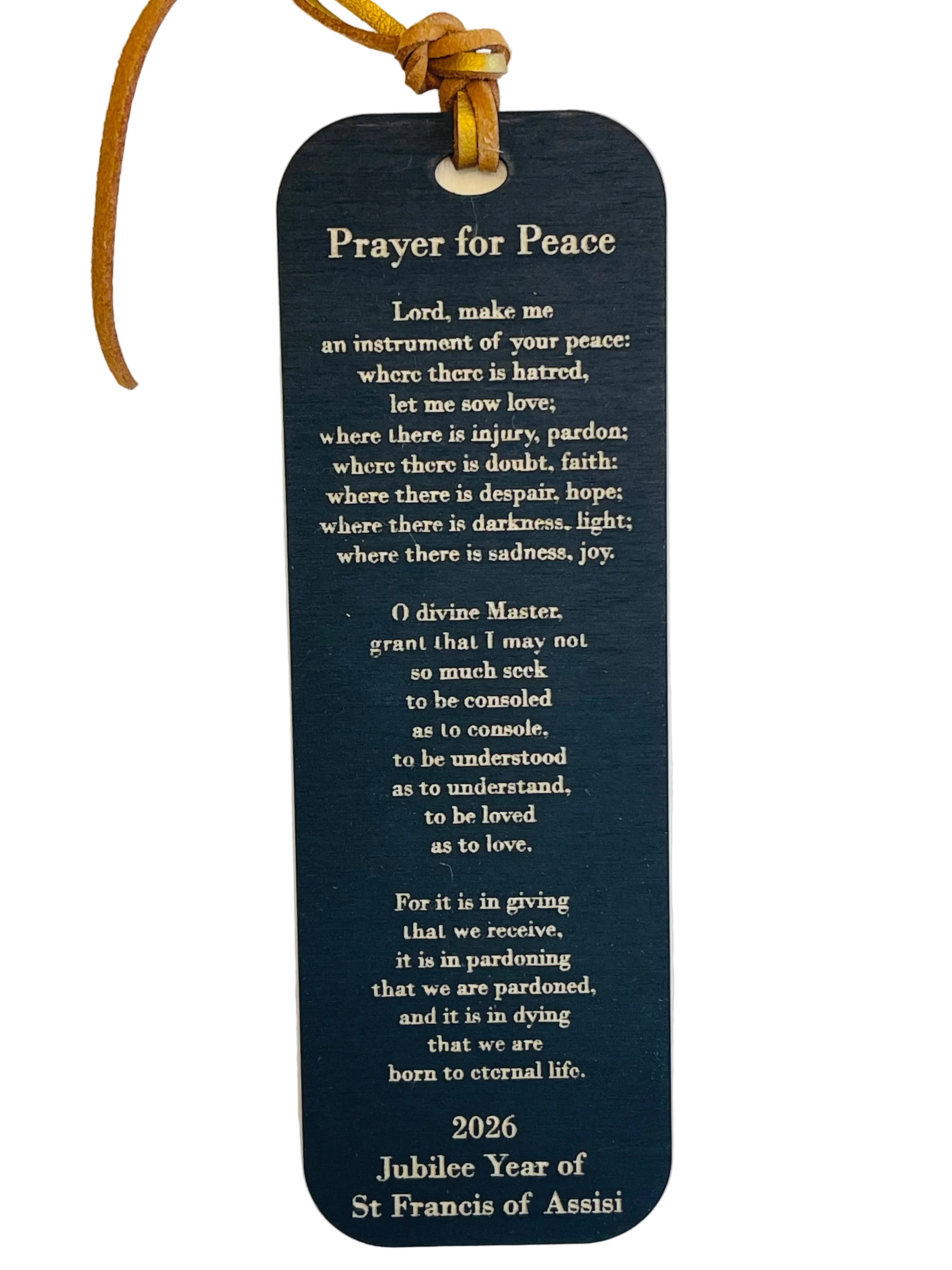 St Frances of Assisi Bookmark