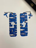 Flexible Bookmark - Assorted Fish on Blue