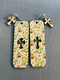 Wood Bookmark - Natural Honey Bees