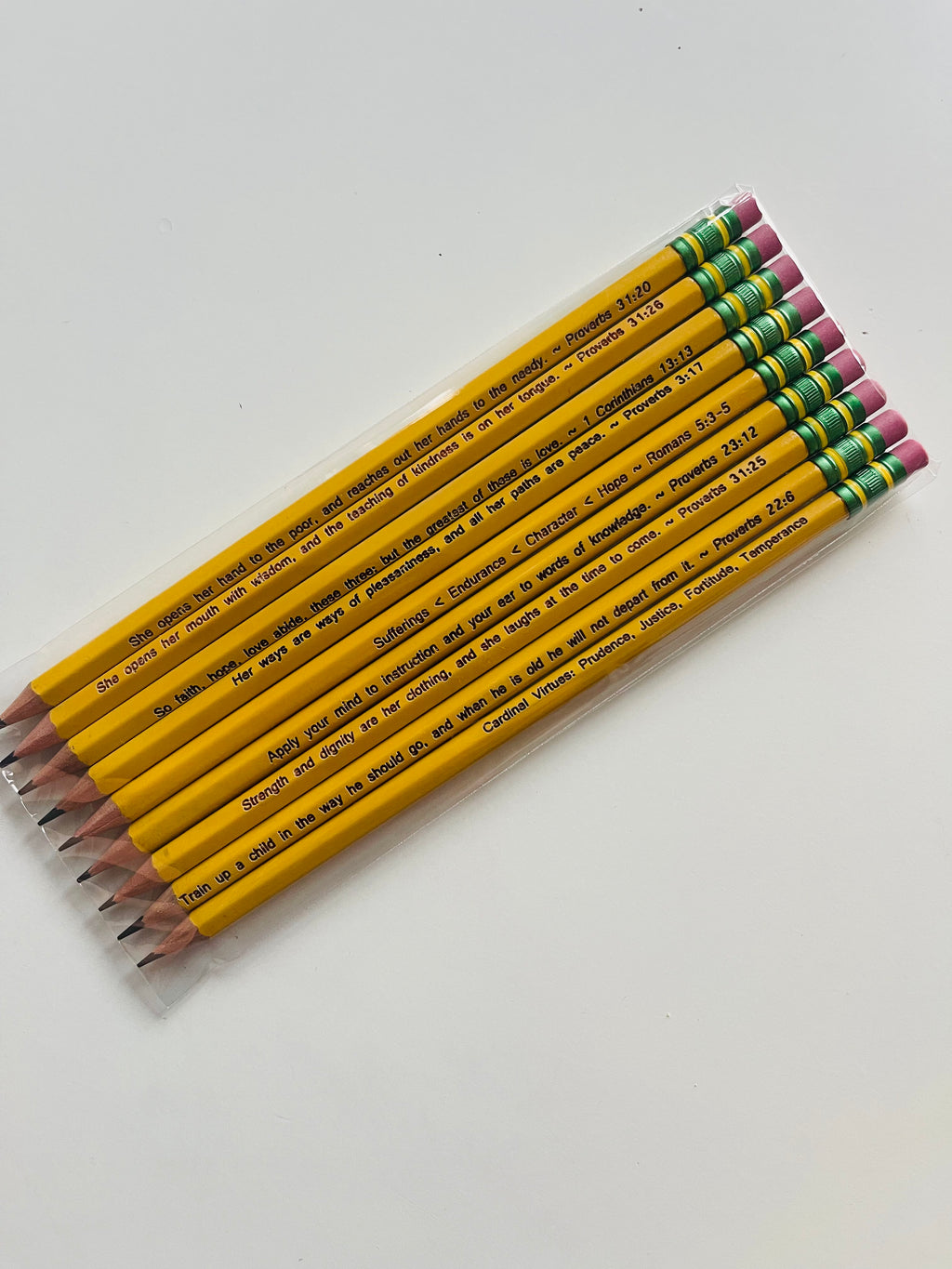 Virtues pencil pack