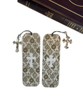 Flexible Bookmark - Gold Christmas Ornaments