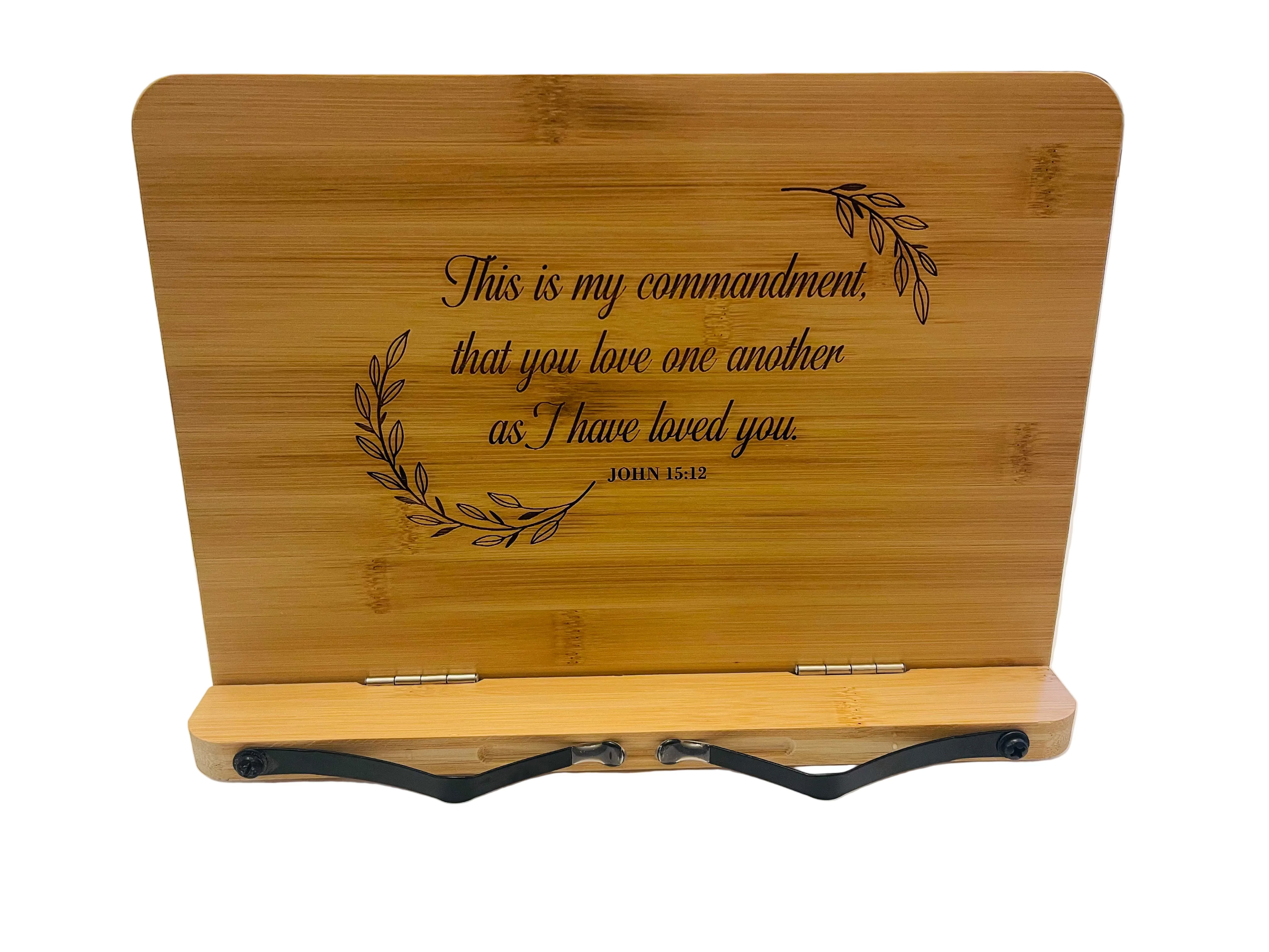 Bamboo Cookbook/Tablet Holder